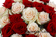 Букет 25 роз микс