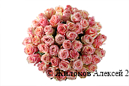 Букет 51 роза Фиеста