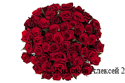 Букет из 51 красной розы 60/70 см